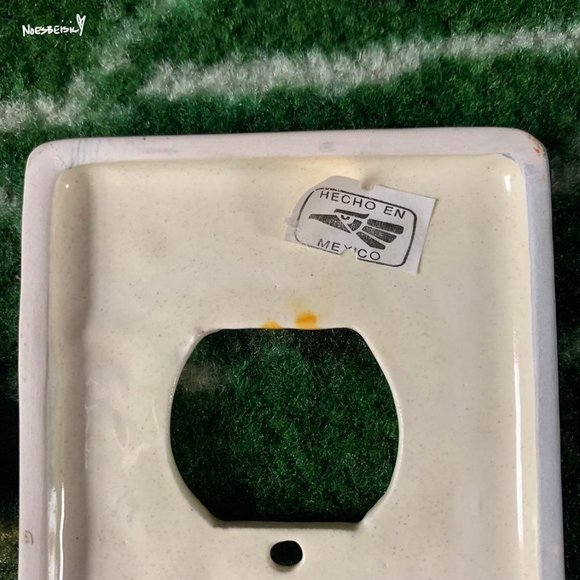 🚫SOLD•Ⓜ️🚫 Handmade Mexican Tile Outlet Cover - Picture 6 of 6